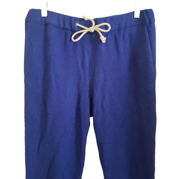 Broadway and Broome Drawstring Knit Pants Casual Flat Front Blue Womens 6 - Picture 2 of 14